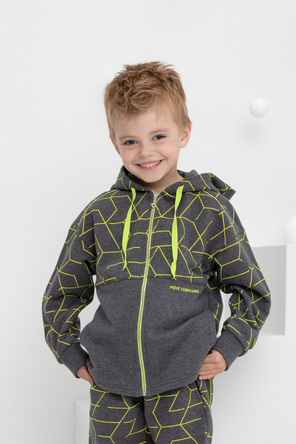 картинка Куртка для мальчика Crockid КР 302226 темно-серый меланж к420 от магазина детских товаров ALiSa