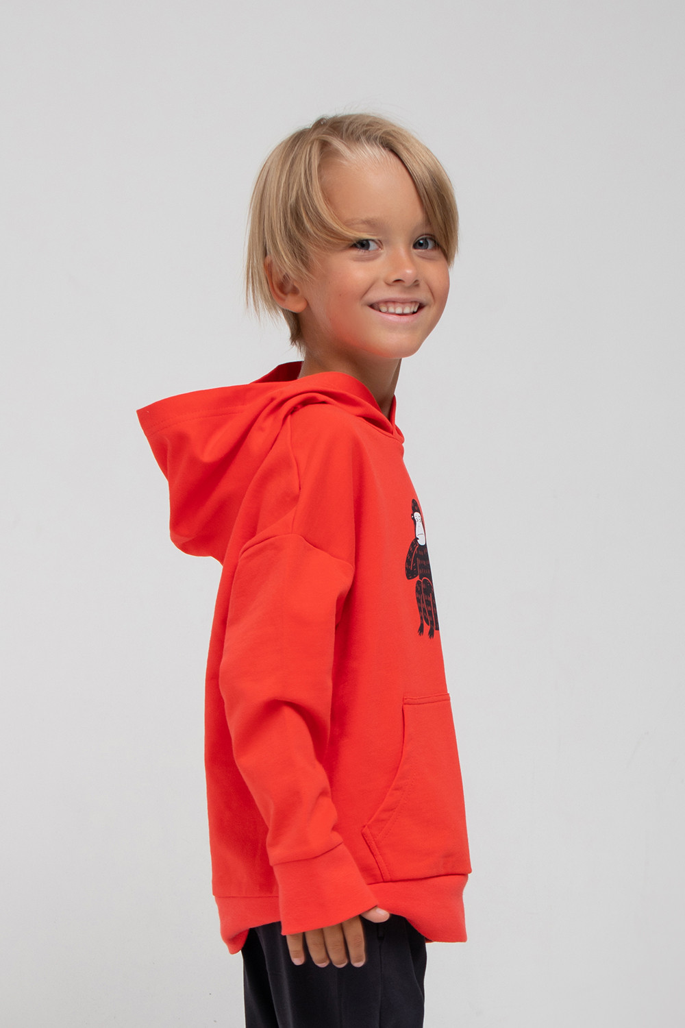 картинка Джемпер для мальчика Crockid К 301761 ярко-красный к1287 от магазина детских товаров ALiSa
