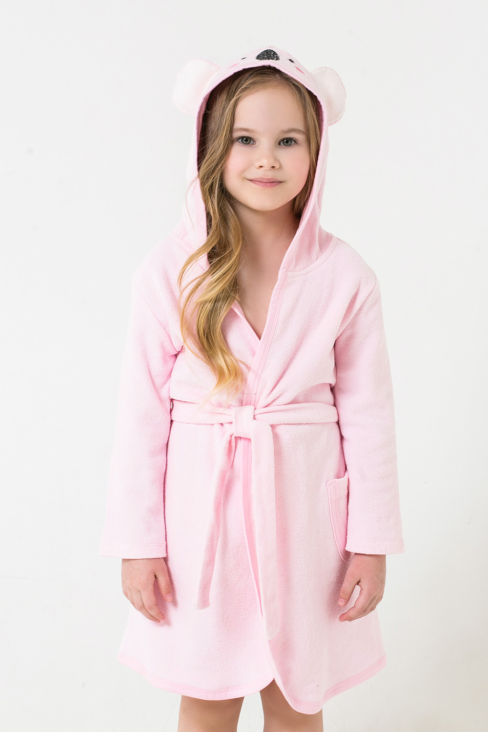 картинка Халат для девочки Crockid К 5481 розовое облако (коала) от магазина детских товаров ALiSa