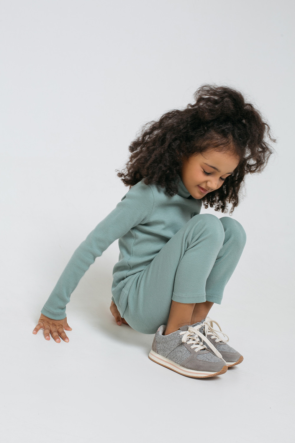 картинка Джемпер для девочки Crockid КР 301477 весенний зеленый к307 от магазина детских товаров ALiSa