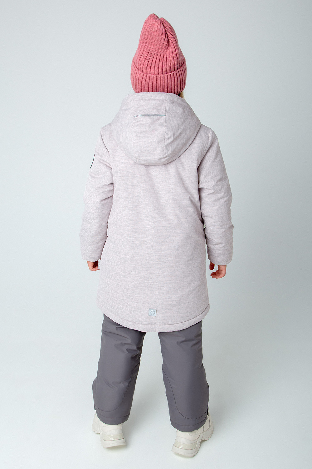 картинка Пальто зимнее для девочки Crockid ВК 38092/2 ГР от магазина детских товаров ALiSa