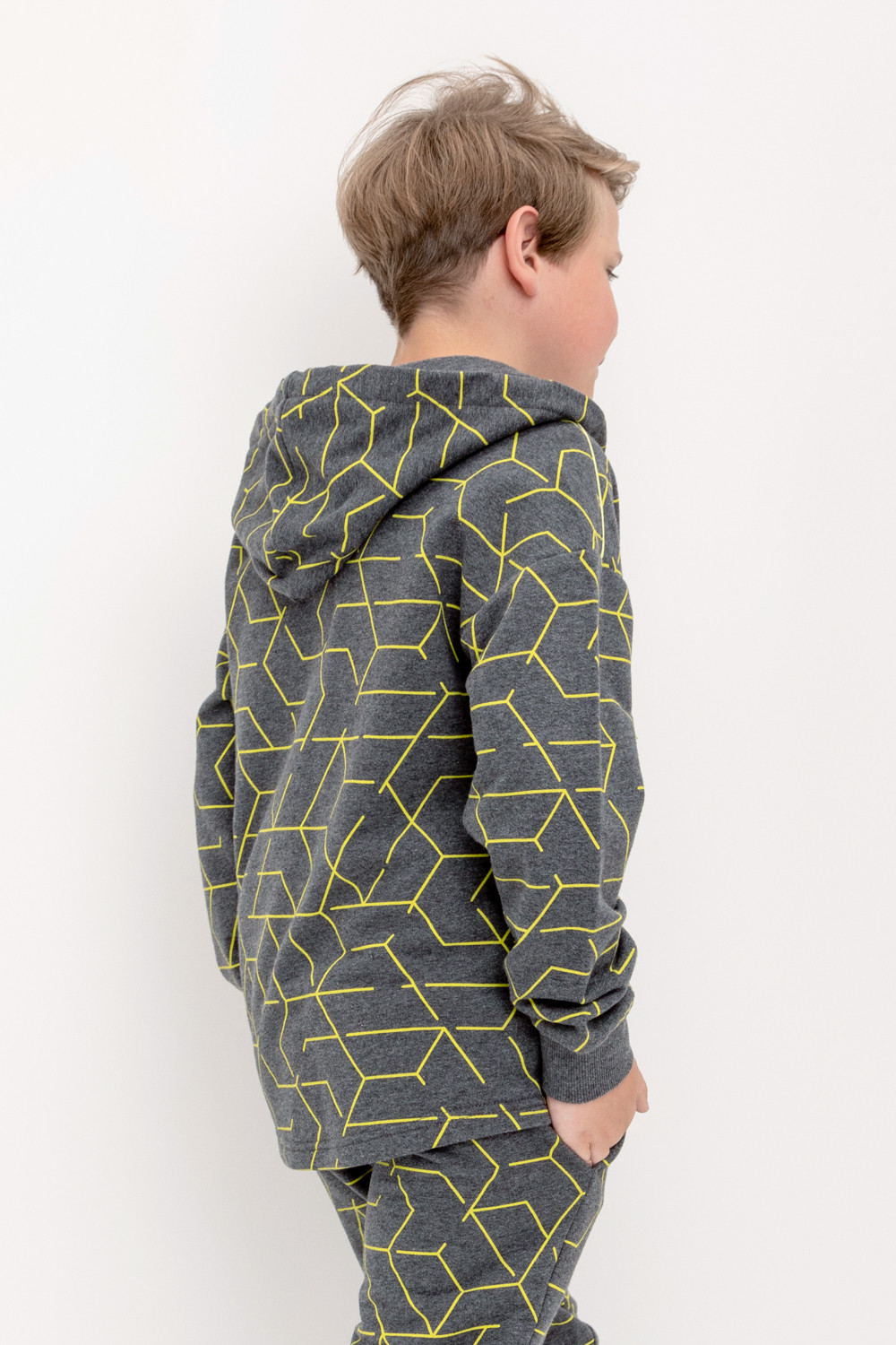 картинка Куртка для мальчика Crockid КР 302226 темно-серый меланж к422 от магазина детских товаров ALiSa