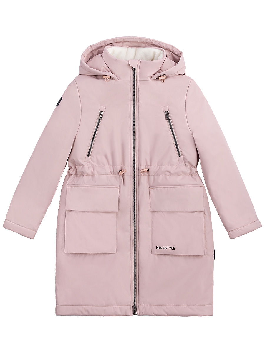 картинка Куртка Парка зимняя для девочки NIKASTYLE 5з4023 пудровый от магазина детских товаров ALiSa