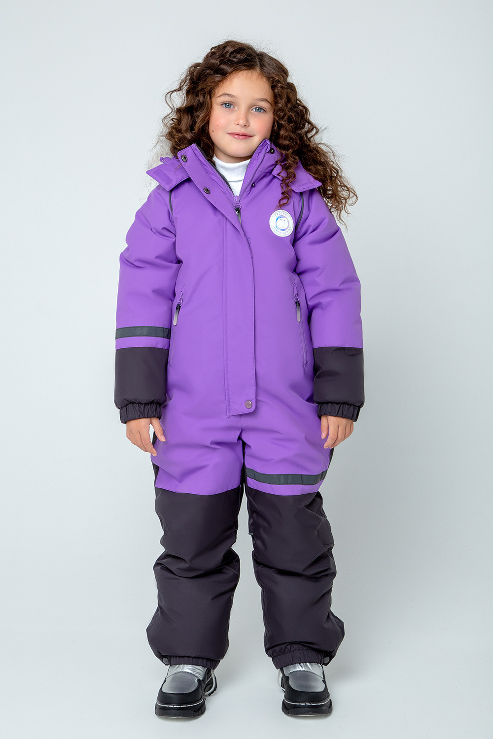 картинка Комбинезон зимний для девочки Crockid ВК 60078/2 ГР от магазина детских товаров ALiSa