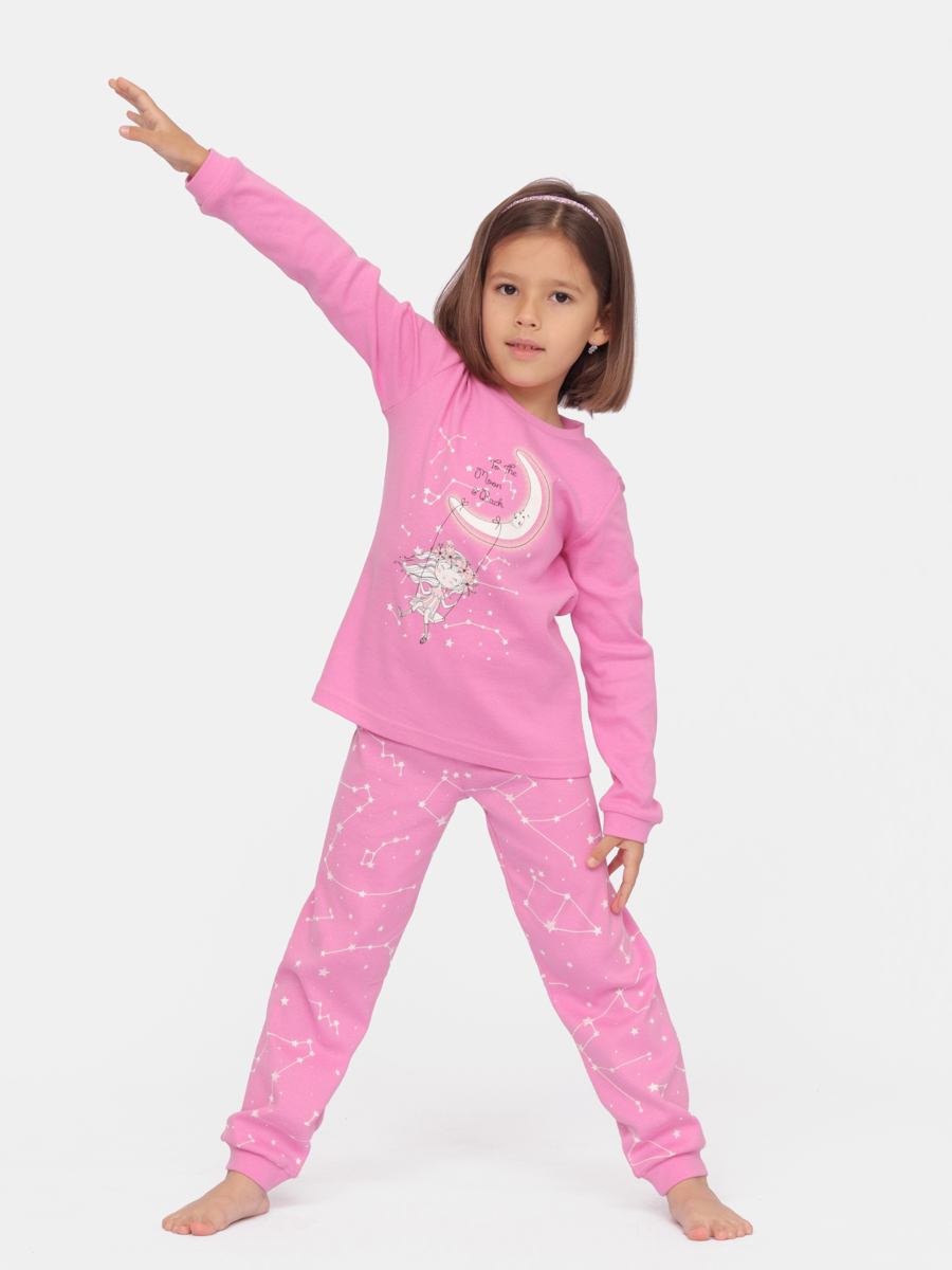 картинка Пижама для девочки Cherubino CSKG 50087-27 Розовый от магазина детских товаров ALiSa