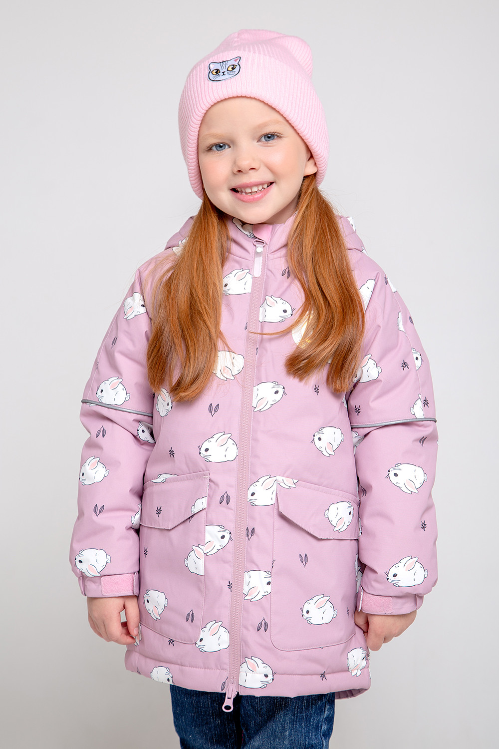 картинка Куртка зимняя для девочки Crockid ВК 38081/н/2 ГР от магазина детских товаров ALiSa
