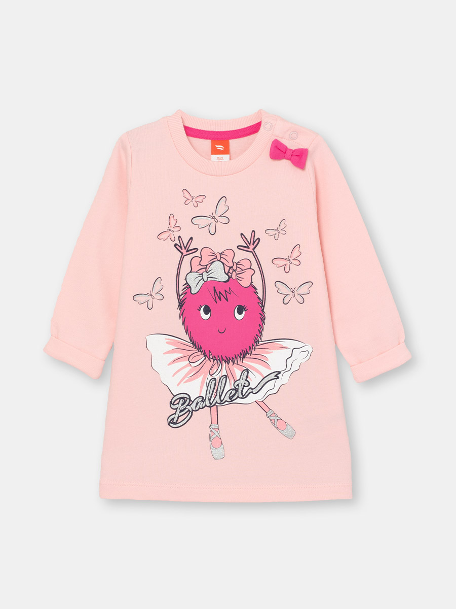 картинка Платье для девочки Сherubino CSNG 63018-27-302 Розовый от магазина детских товаров ALiSa