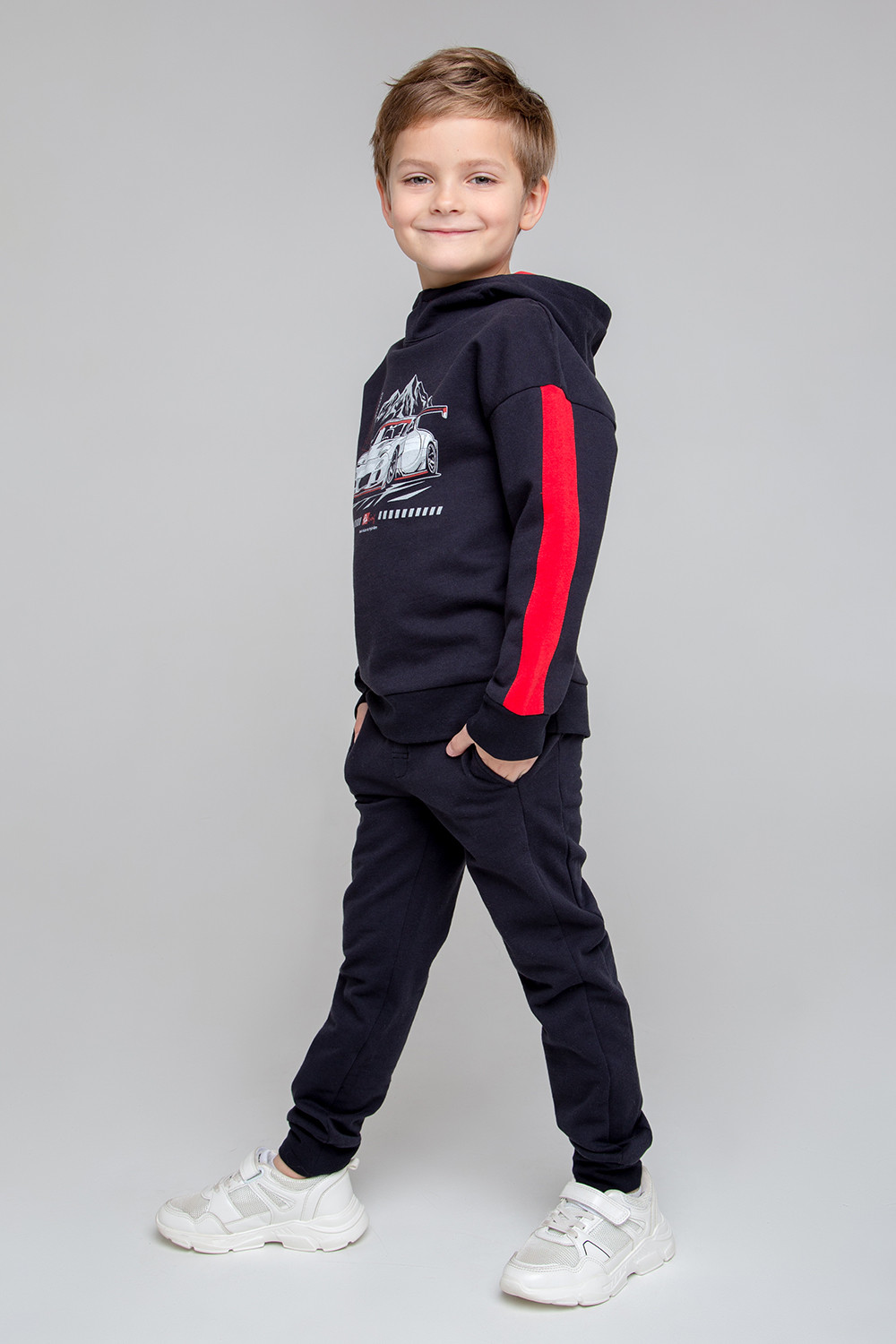 картинка Джемпер для мальчика Crockid КР 301908 черный к356 от магазина детских товаров ALiSa
