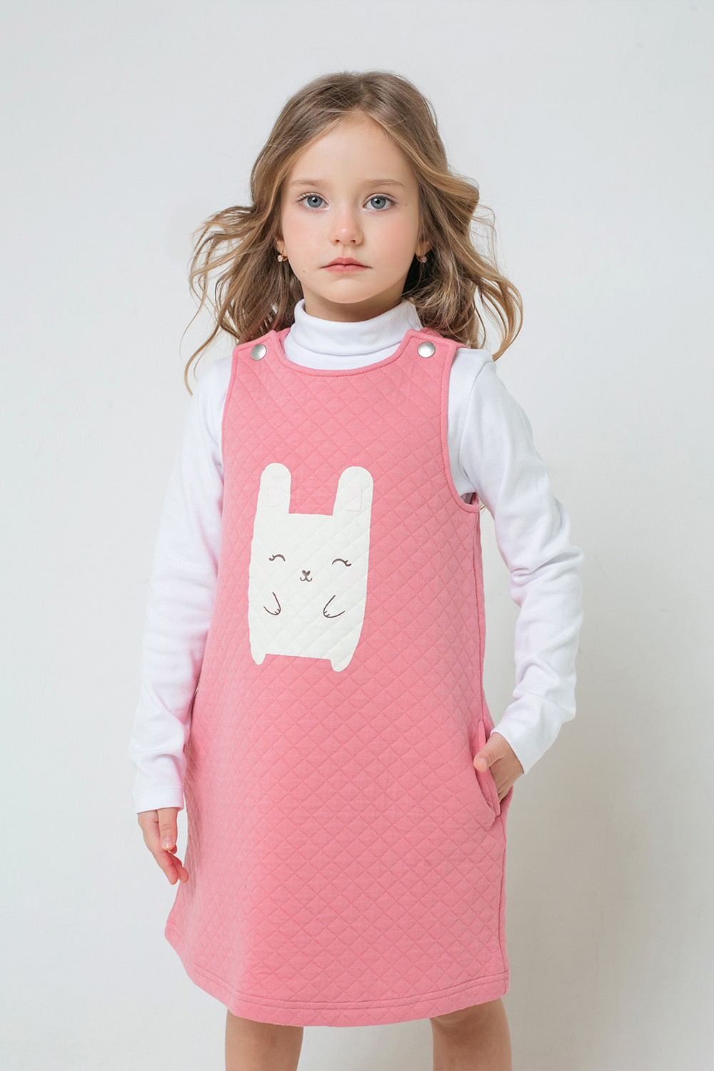 картинка Сарафан для девочки Crockid КР 5716 королевский розовый к303 от магазина детских товаров ALiSa
