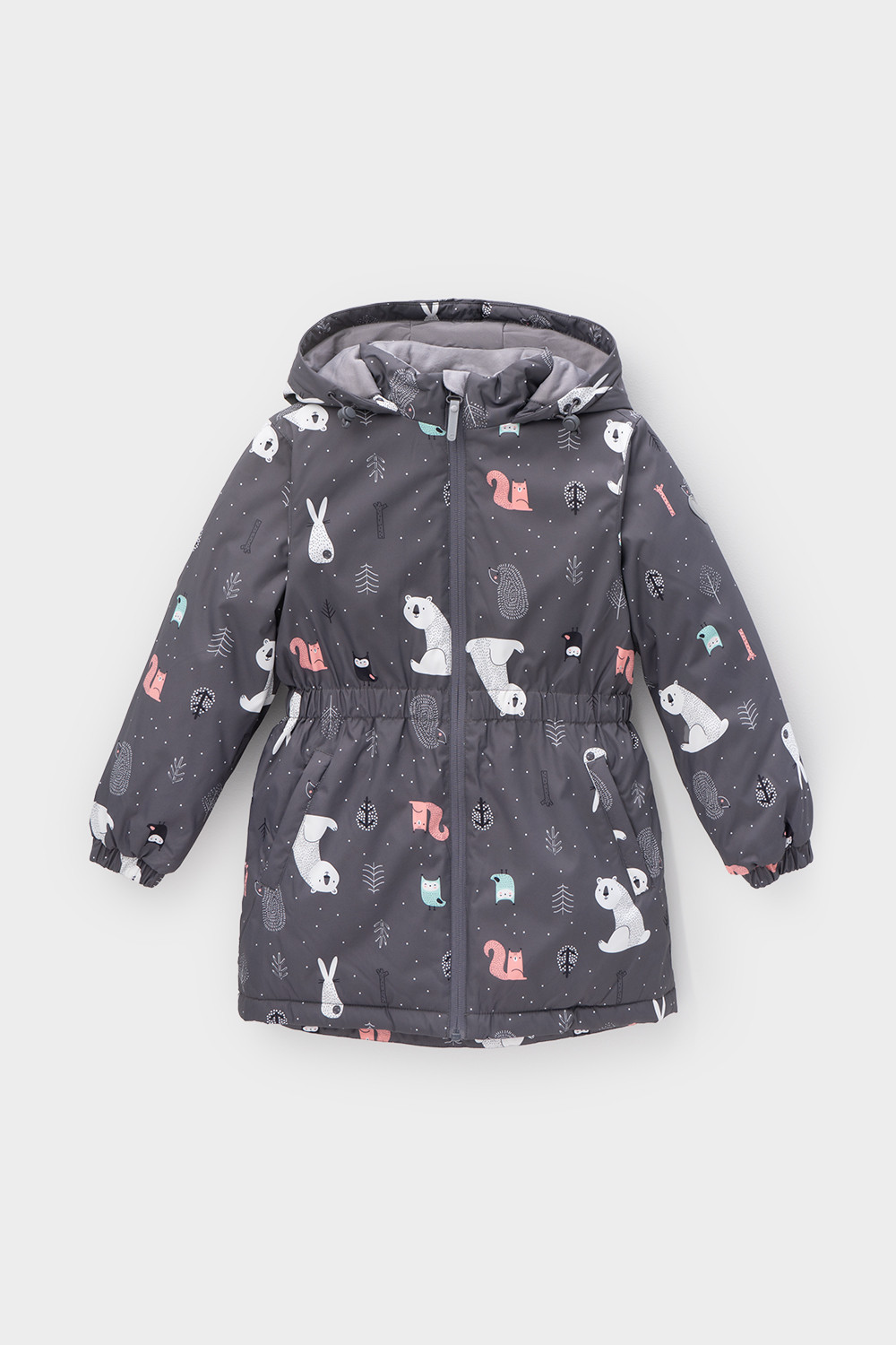 картинка Куртка зимняя для девочки Crockid ВК 38076/н/4 ГР от магазина детских товаров ALiSa
