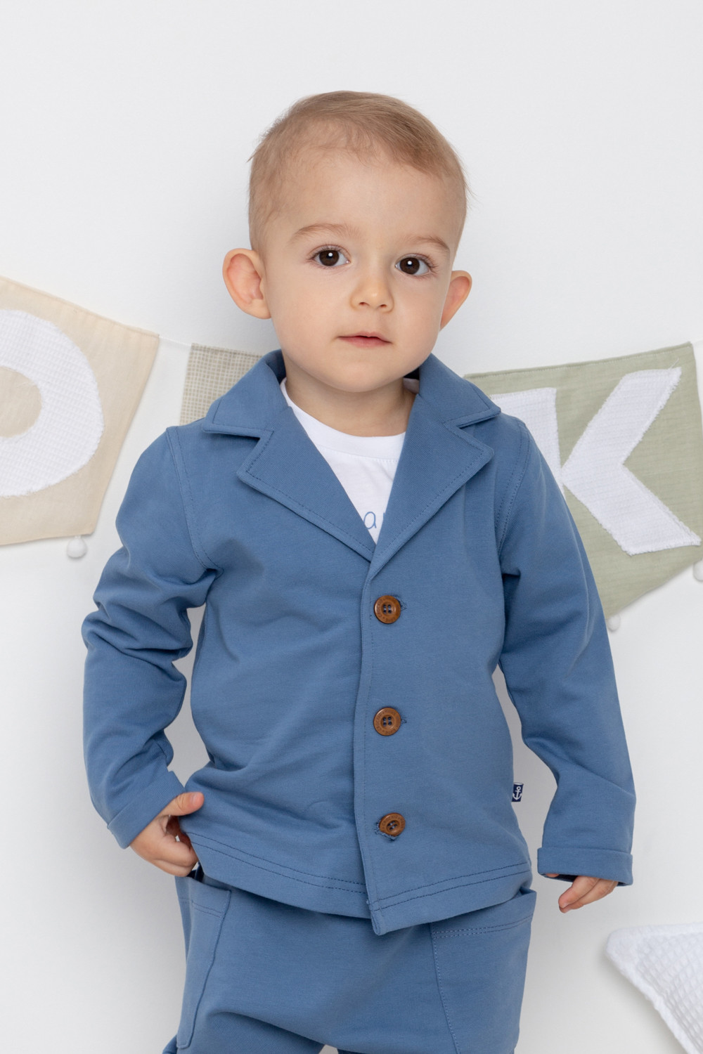 картинка Куртка для мальчика Crockid КР 302021 синяя волна к374 от магазина детских товаров ALiSa