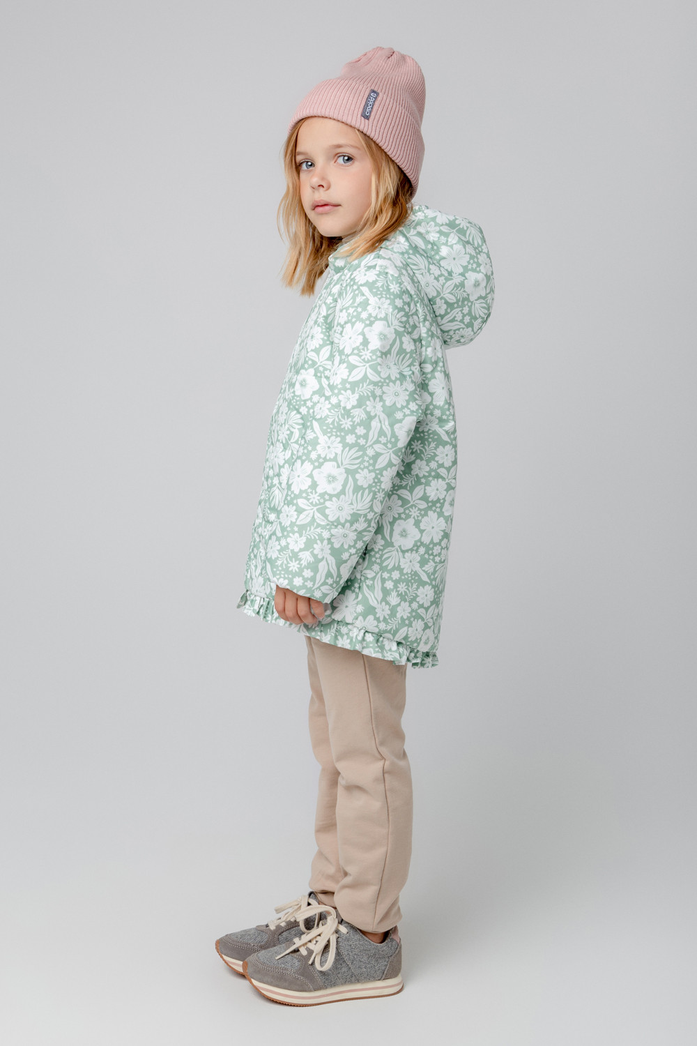 картинка Куртка утепленная для девочки Crockid ВК 32139/н/4 ГР от магазина детских товаров ALiSa