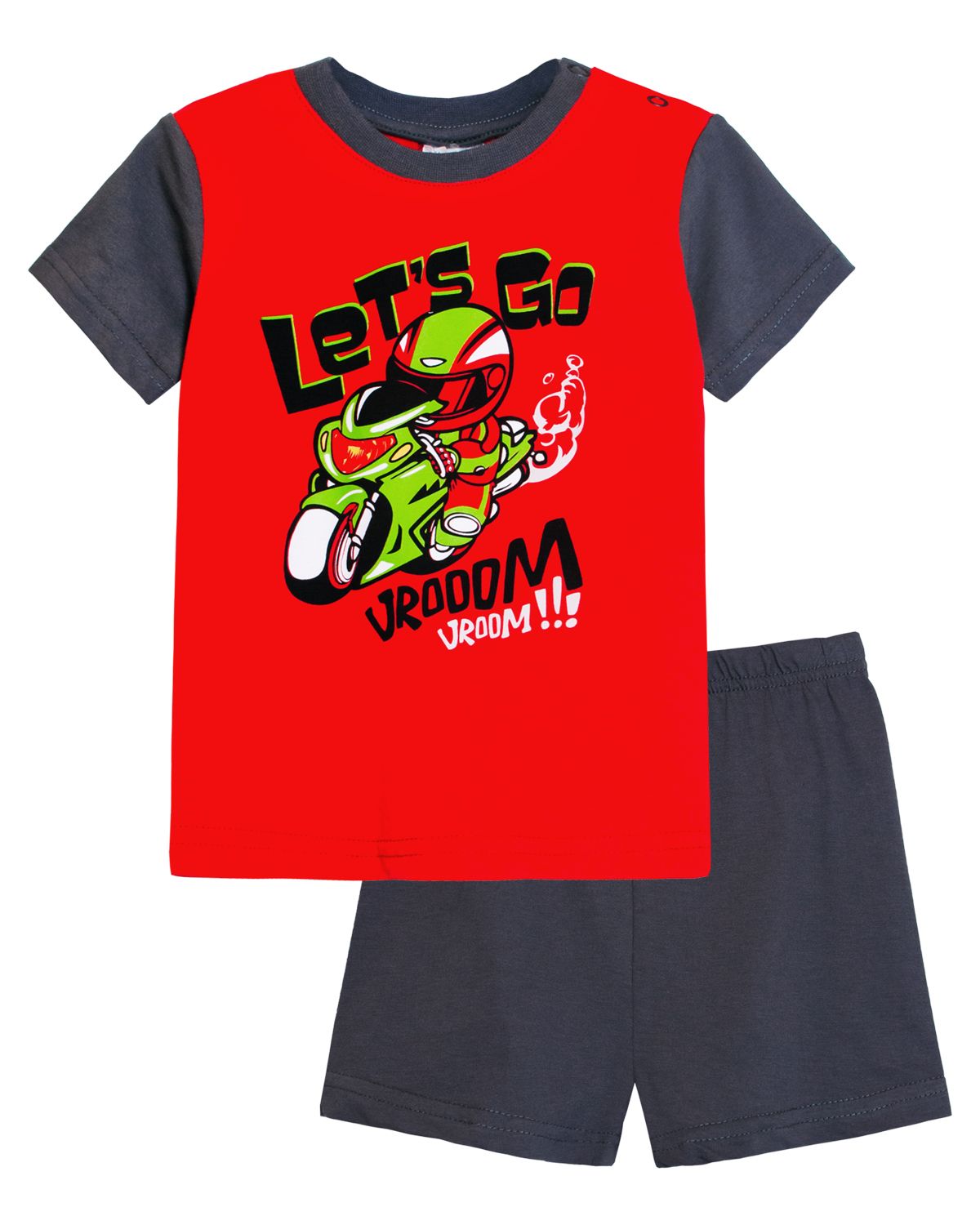 картинка Комплект для мальчика Let's go LG 4289 Красный, темно-серый от магазина детских товаров ALiSa