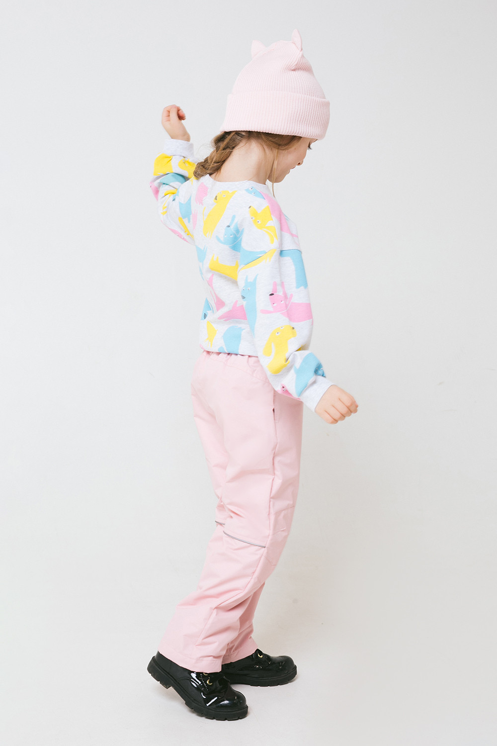 картинка Брюки ветровочные для девочки Crockid ВК 46015/20 УЗГ от магазина детских товаров ALiSa