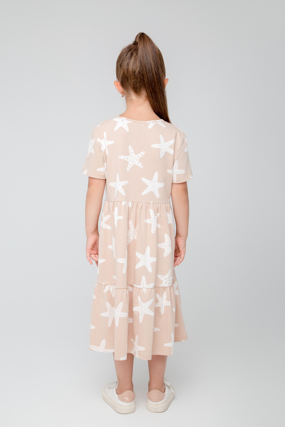 картинка Платье для девочки Crockid КР 5798 лунный свет, морские звезды к377 от магазина детских товаров ALiSa