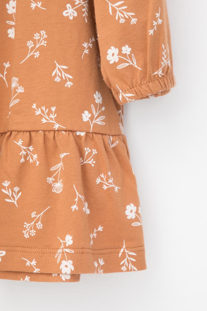 картинка Платье для девочки Crockid КР 5822 миндаль, красивые веточки к411 от магазина детских товаров ALiSa