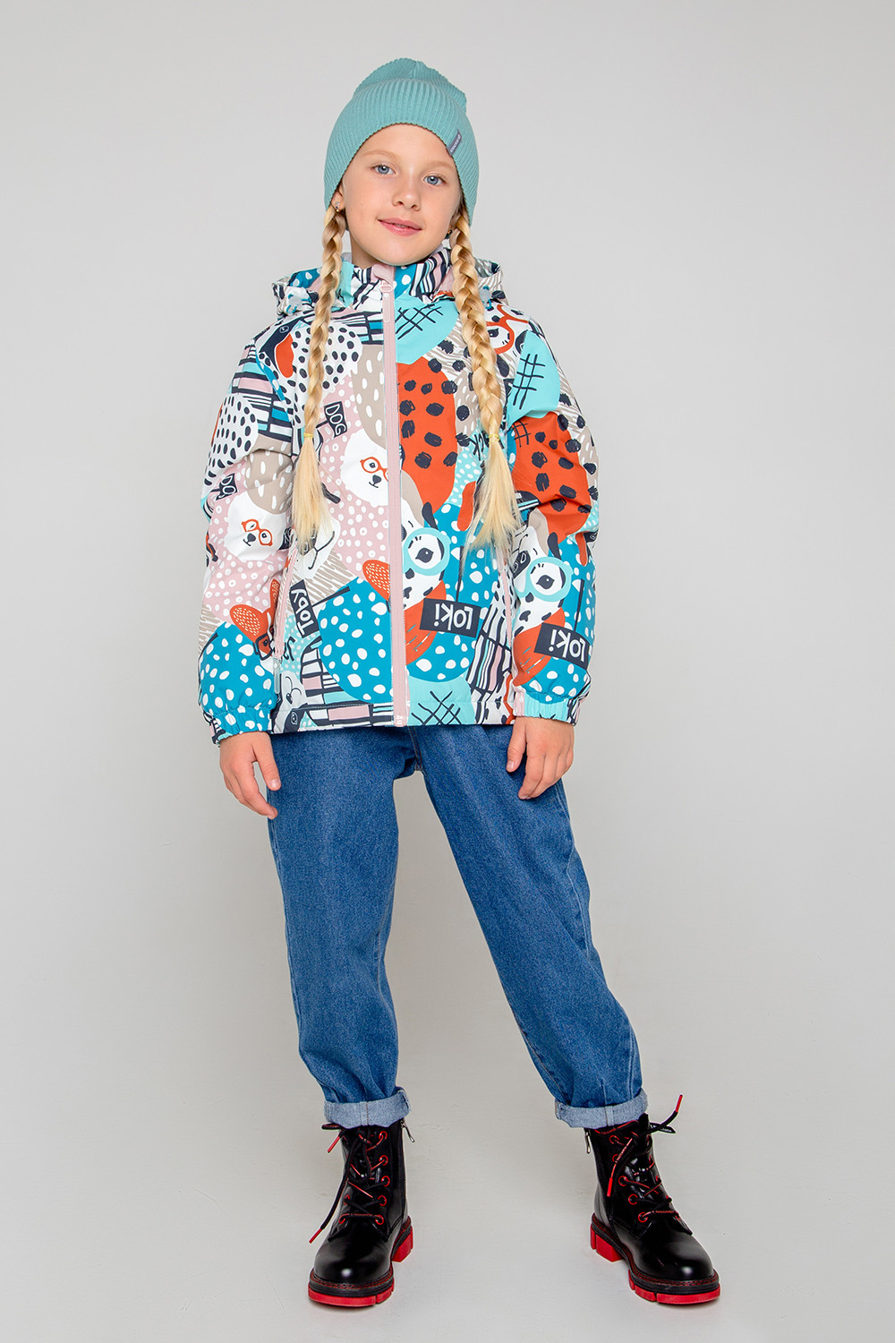 картинка Куртка утепленная для девочки Crockid ВК 32122/н/1 ГР от магазина детских товаров ALiSa
