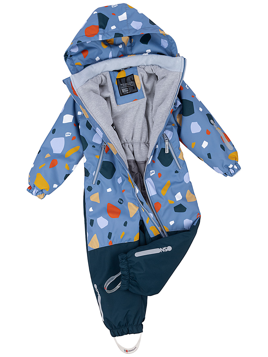 картинка Комбинезон утепленный для мальчика NIKASTYLE 8м0124 джинс океан от магазина детских товаров ALiSa