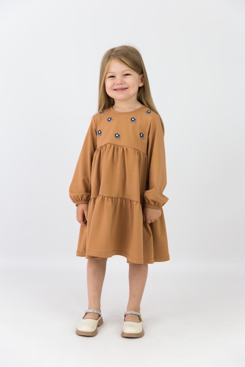 картинка Платье для девочки Baby Boom С215/4-К Индийский загар от магазина детских товаров ALiSa