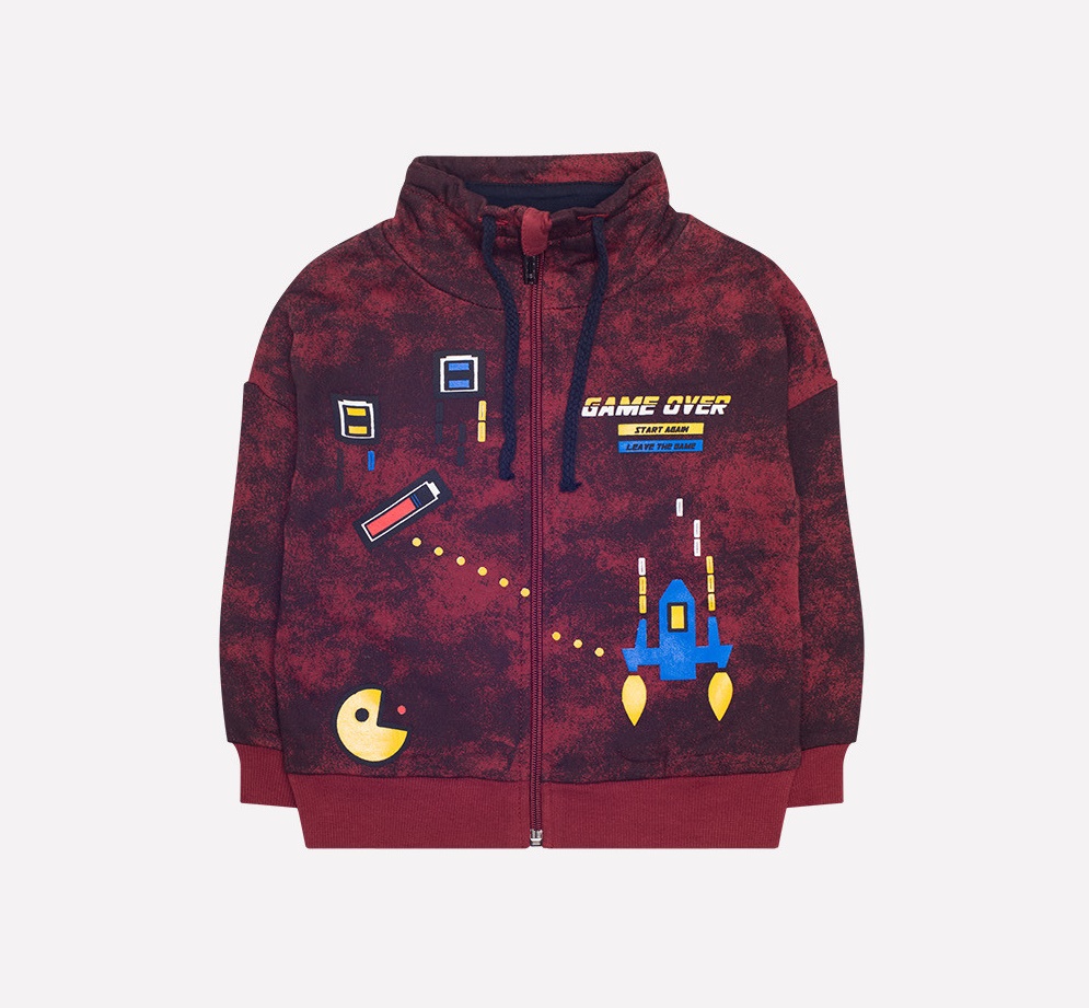 картинка Куртка для мальчика Crockid КР 300779 бордовый к218 от магазина детских товаров ALiSa