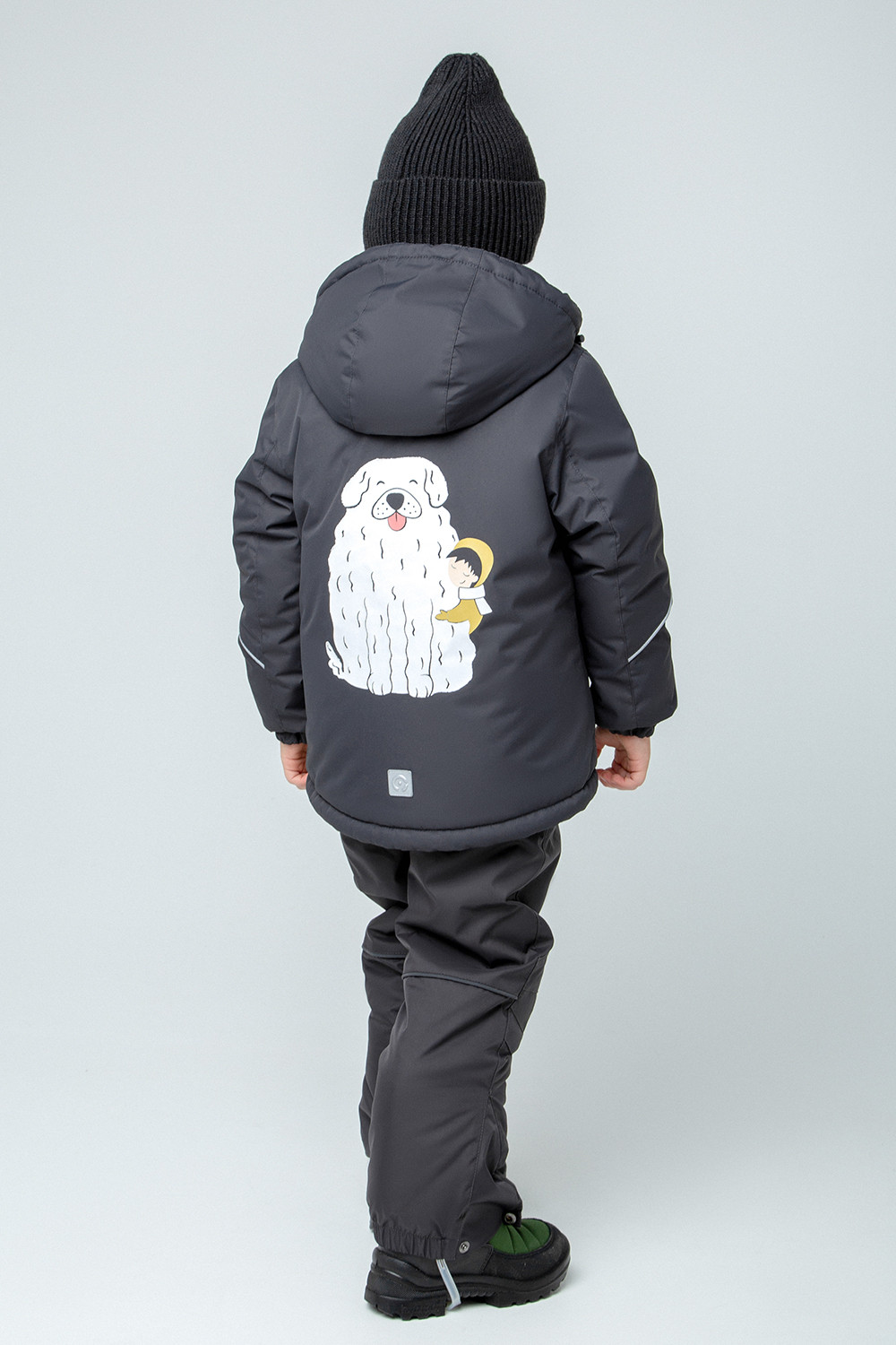 картинка Куртка зимняя для мальчика Crockid ВК 36073/1 ГР от магазина детских товаров ALiSa