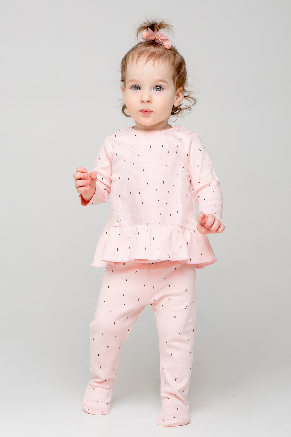 картинка Джемпер для девочки Crockid К 301952 штрихи на бежево-розовом я115 от магазина детских товаров ALiSa