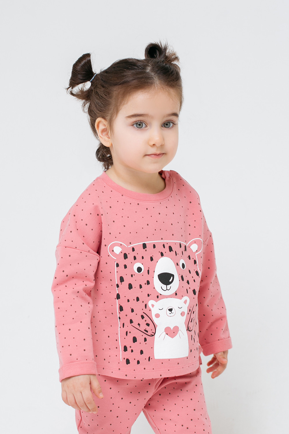 картинка Джемпер для девочки Crockid КР 301429 королевский розовый, крупинки к301 от магазина детских товаров ALiSa