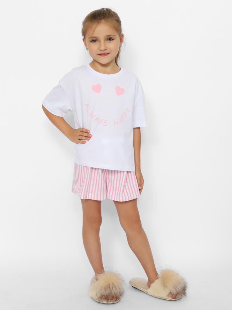 картинка Пижама для девочки Cherubino CWJG 50153-20 Белый от магазина детских товаров ALiSa
