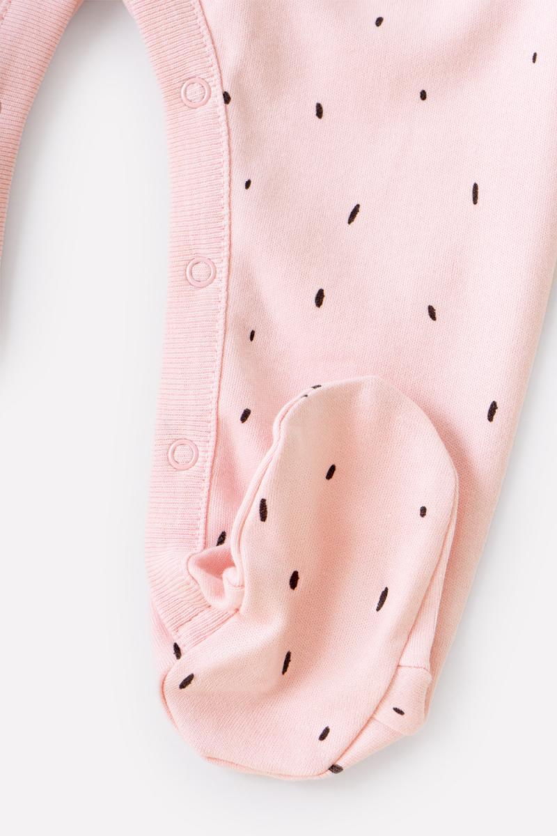 картинка Комбинезон для девочки Crockid К 6025 штрихи на бежево-розовом я115 от магазина детских товаров ALiSa
