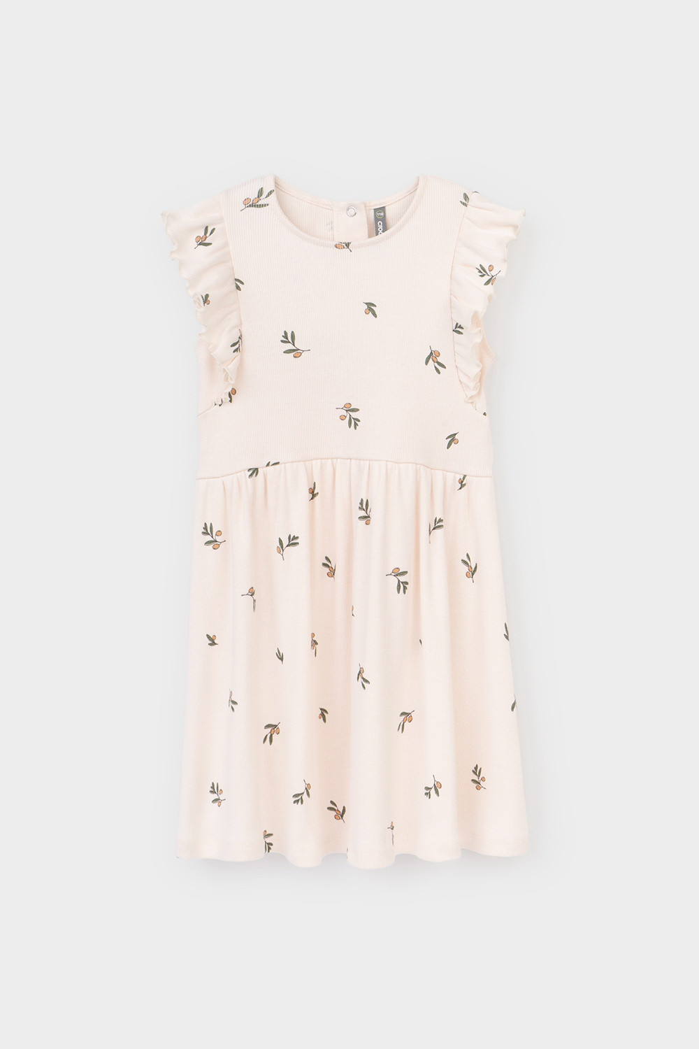 картинка Платье для девочки Crockid КР 5802 светлый жемчуг, оливки к387 от магазина детских товаров ALiSa