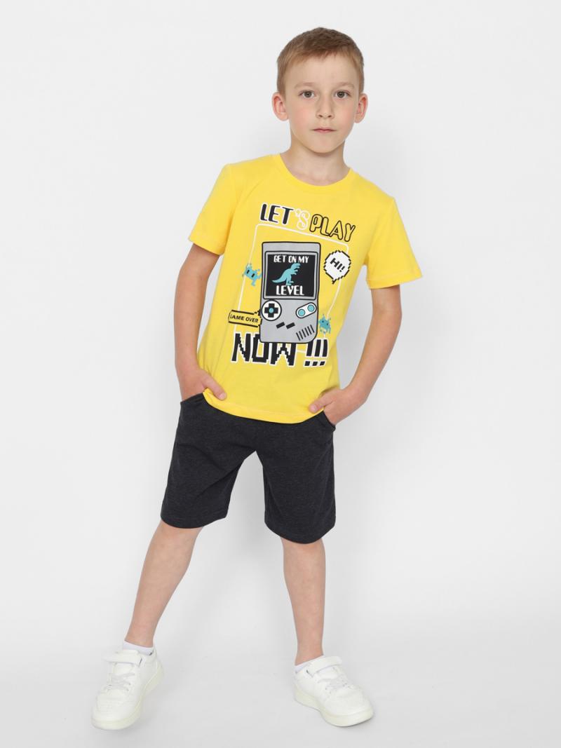 картинка Комплект для мальчика Cherubino CWKB 90147-30 Желтый от магазина детских товаров ALiSa