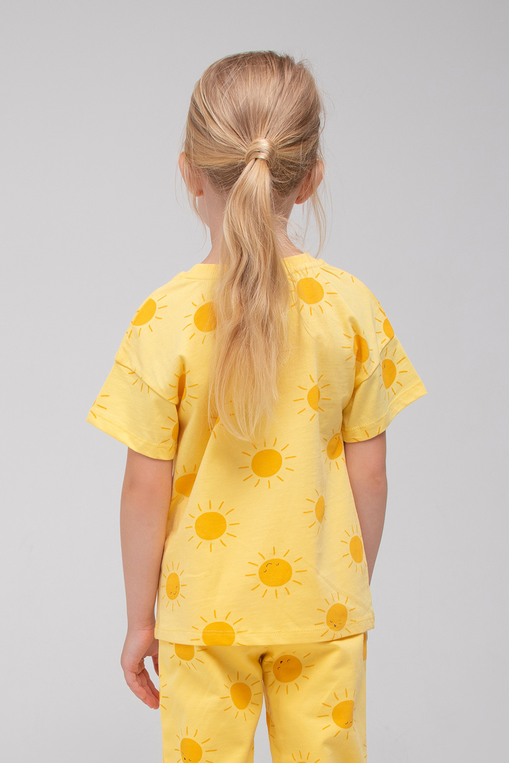 картинка Брюки для девочки Crockid К 400367 солнечный, солнышки-смайлики к1284 от магазина детских товаров ALiSa