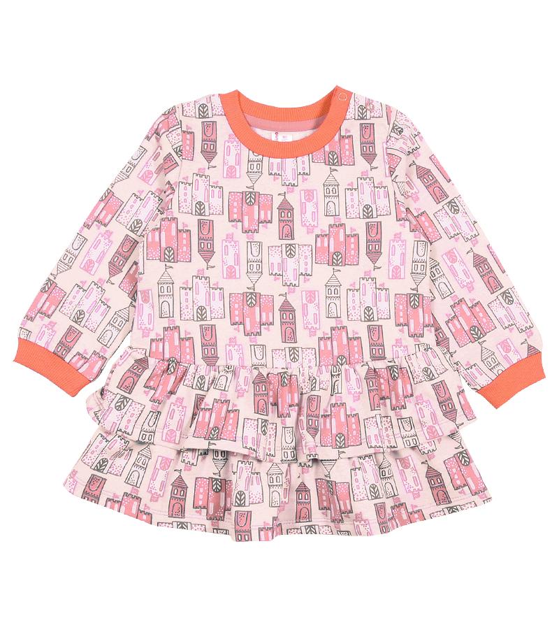 картинка Платье для девочки Сherubino CWB 61990 (186) Лососевый от магазина детских товаров ALiSa