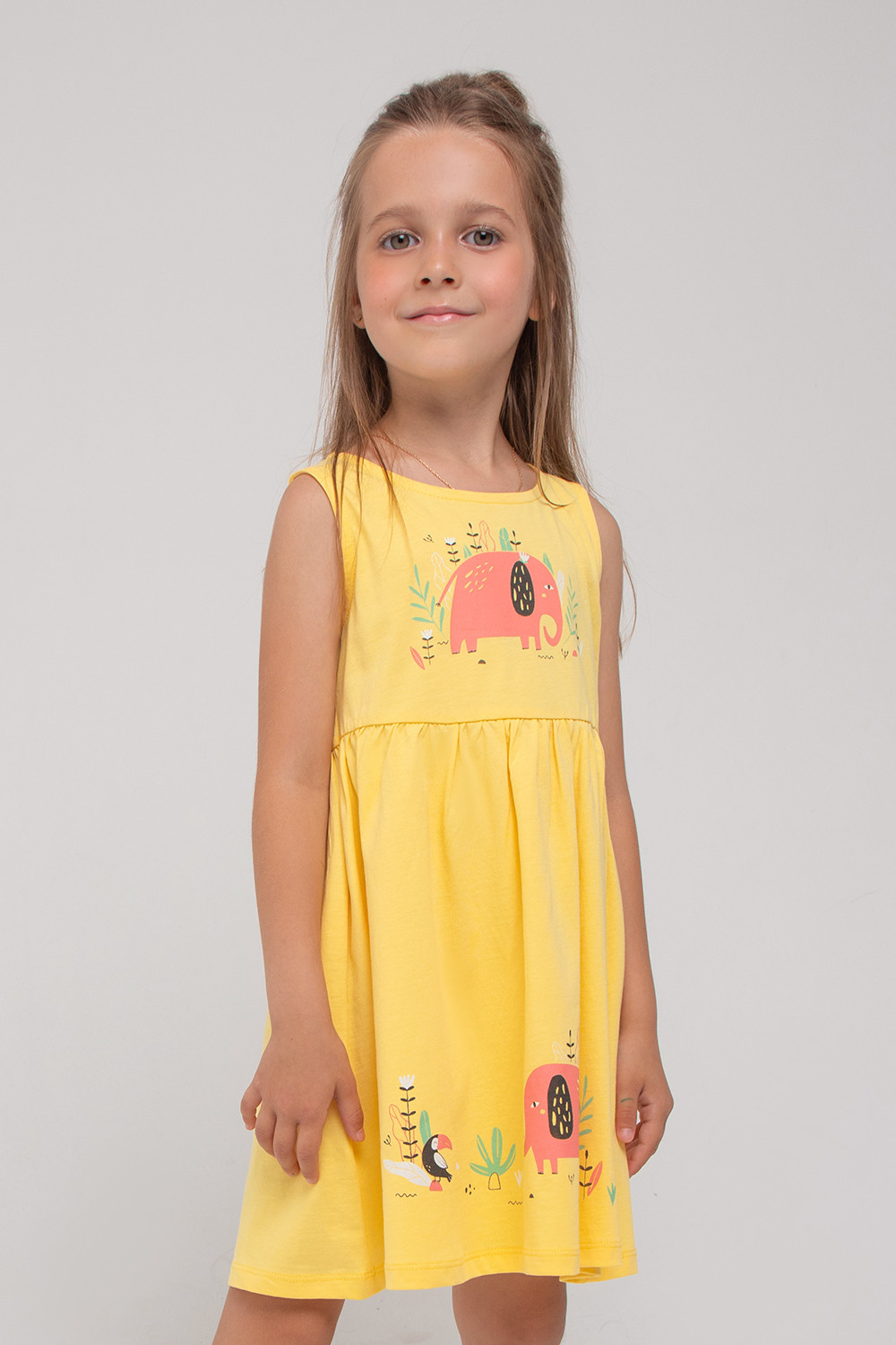 картинка Платье для девочки Crockid К 5590 желтый к1288 от магазина детских товаров ALiSa