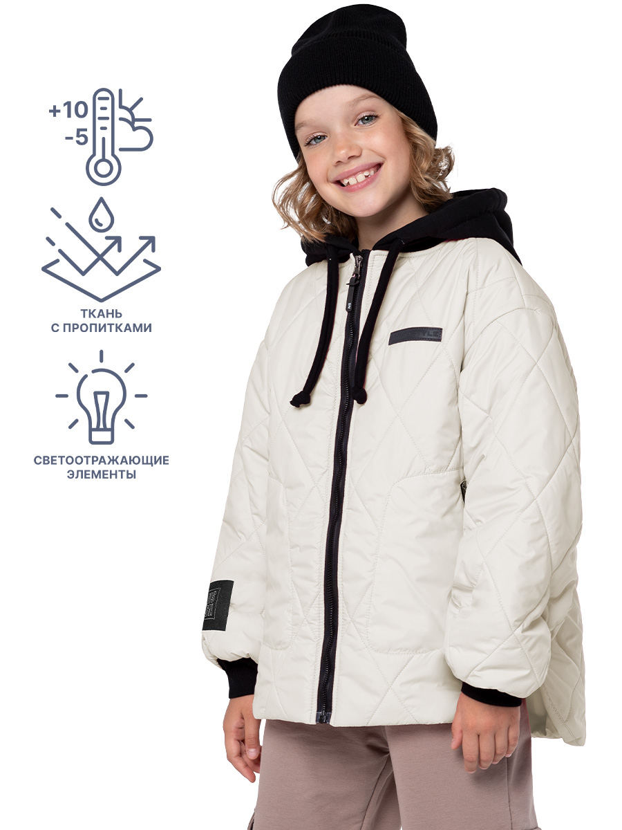 картинка Куртка утепленная для девочки NIKASTYLE 4м6624 кешью от магазина детских товаров ALiSa