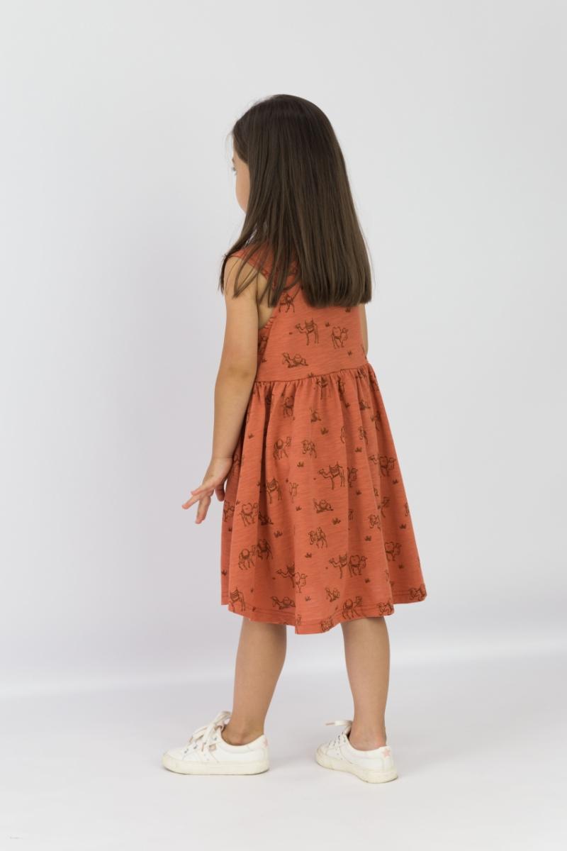 картинка Платье для девочки Baby Boom С143/1-К Кэмел загар от магазина детских товаров ALiSa