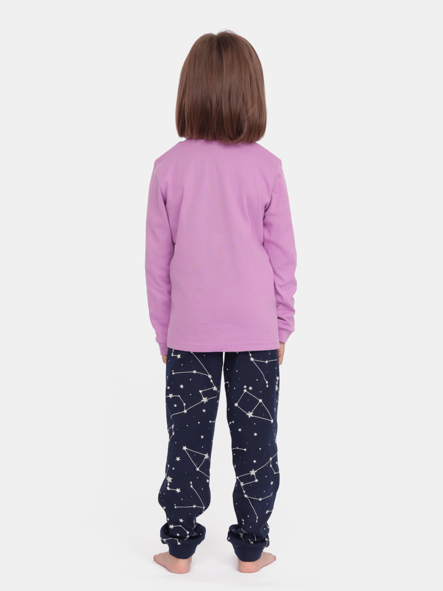 картинка Пижама для девочки Cherubino CSKG 50087-45 Лаванда от магазина детских товаров ALiSa