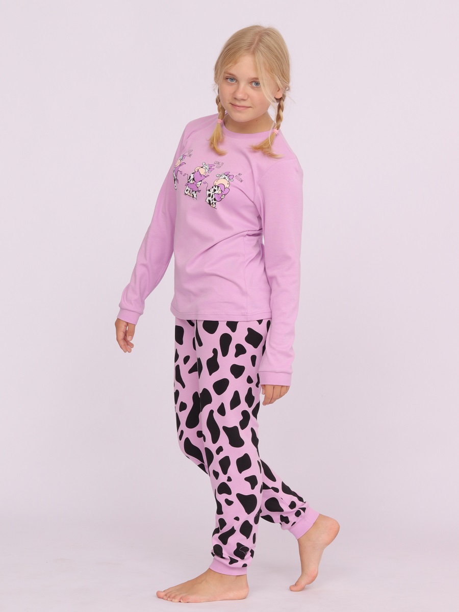картинка Пижама для девочки Cherubino CSJG 50103-45 Лаванда от магазина детских товаров ALiSa