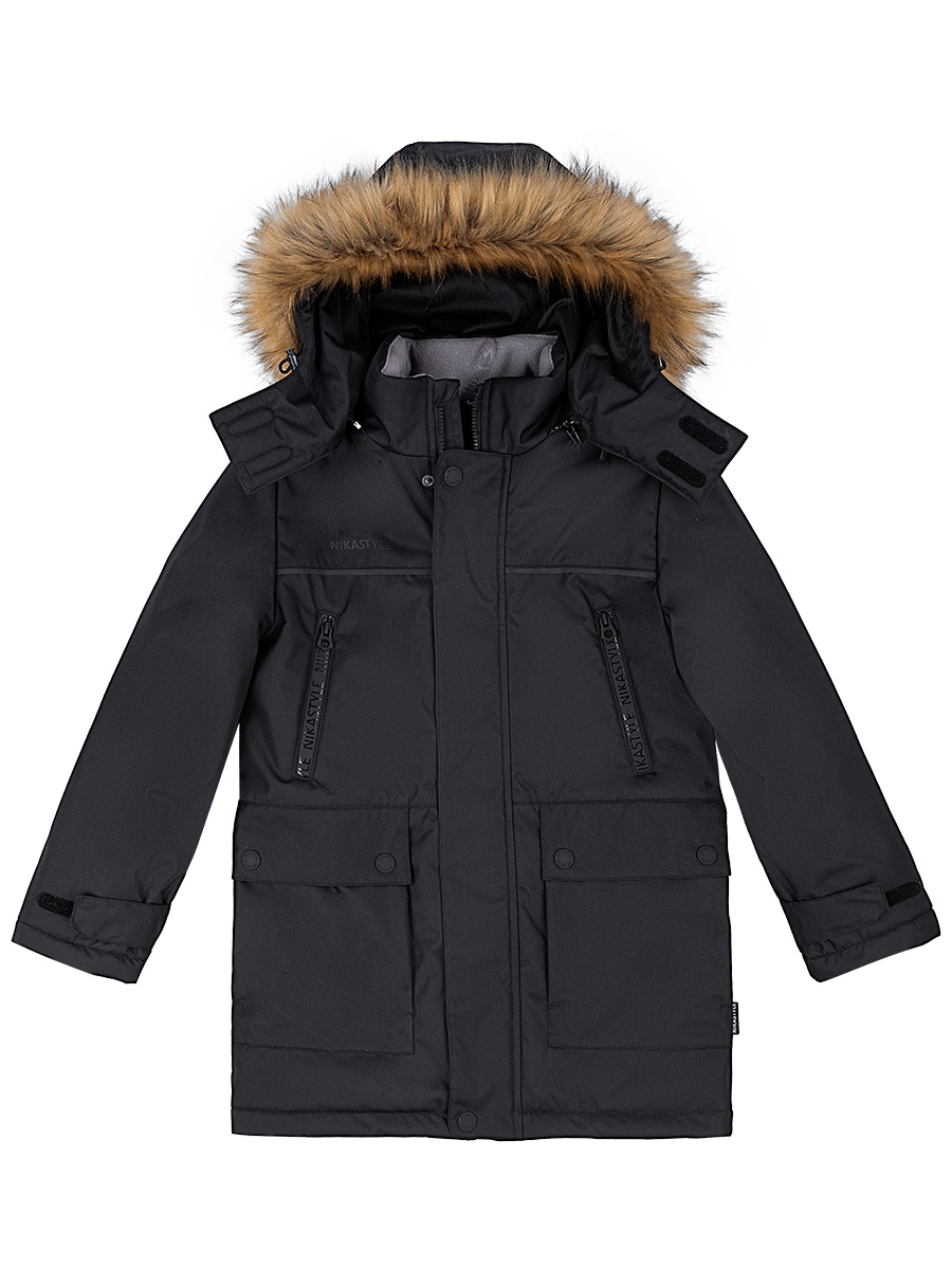 картинка Куртка зимняя для мальчика NIKASTYLE 4з3323 черный от магазина детских товаров ALiSa