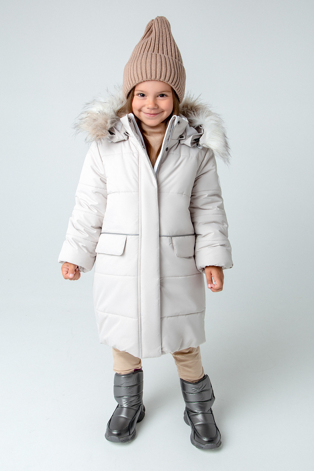картинка Пальто зимнее для девочки Crockid ВК 38094/1 УЗГ от магазина детских товаров ALiSa