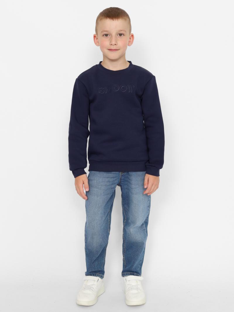 картинка Толстовка для мальчика Cherubino CWKB 63685-41 Темно-синий от магазина детских товаров ALiSa