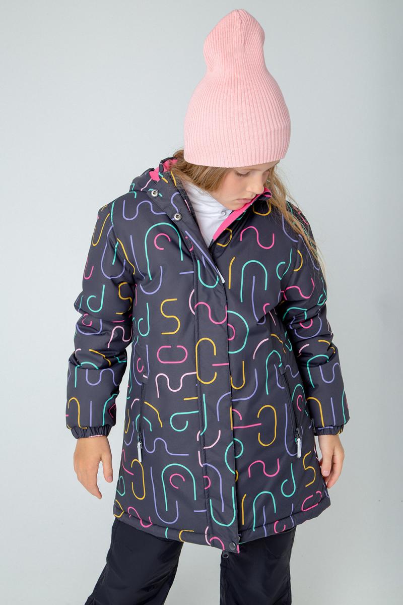 картинка Пальто зимнее для девочки Crockid ВК 38086/н/1 ГР от магазина детских товаров ALiSa