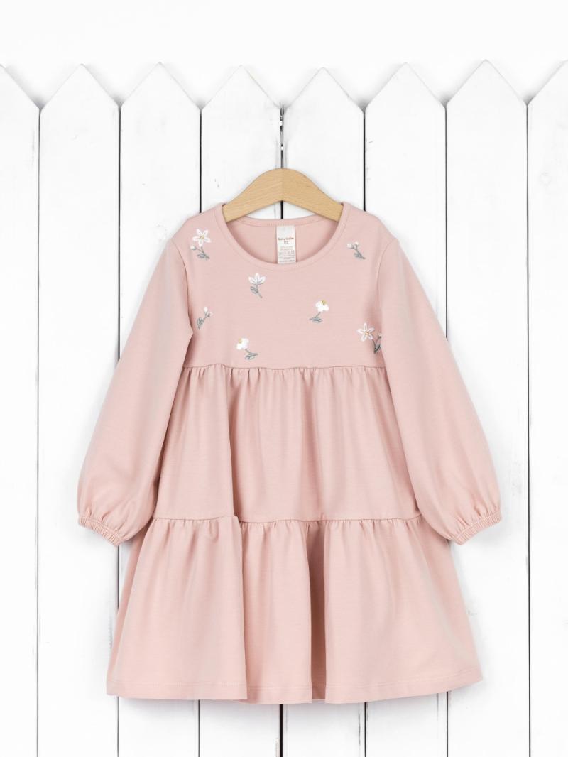 картинка Платье для девочки Baby Boom С215/2-К Пудра от магазина детских товаров ALiSa