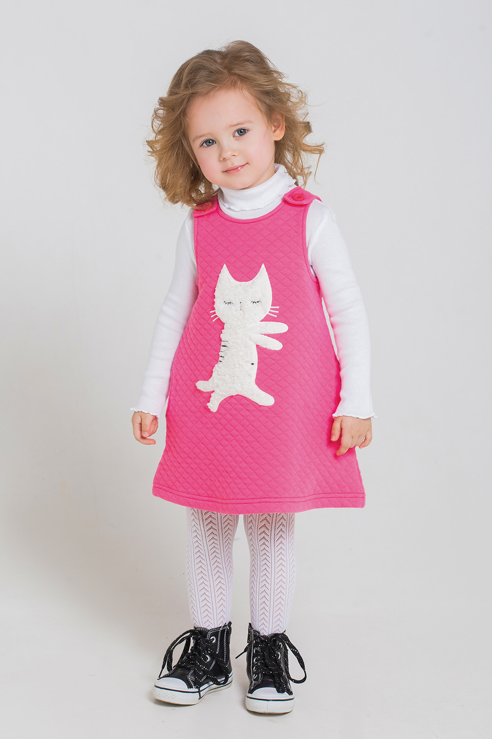 картинка Сарафан для девочки Crockid КР 5548 ярко-розовый к213 от магазина детских товаров ALiSa