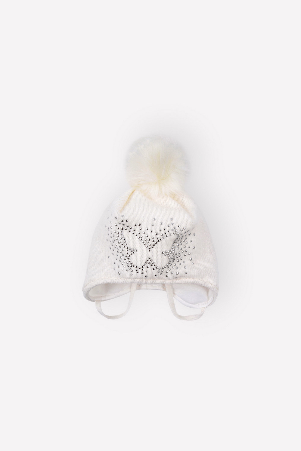 картинка Шапка с утеплителем для девочки Crockid КВ 20157/22ш белый от магазина детских товаров ALiSa