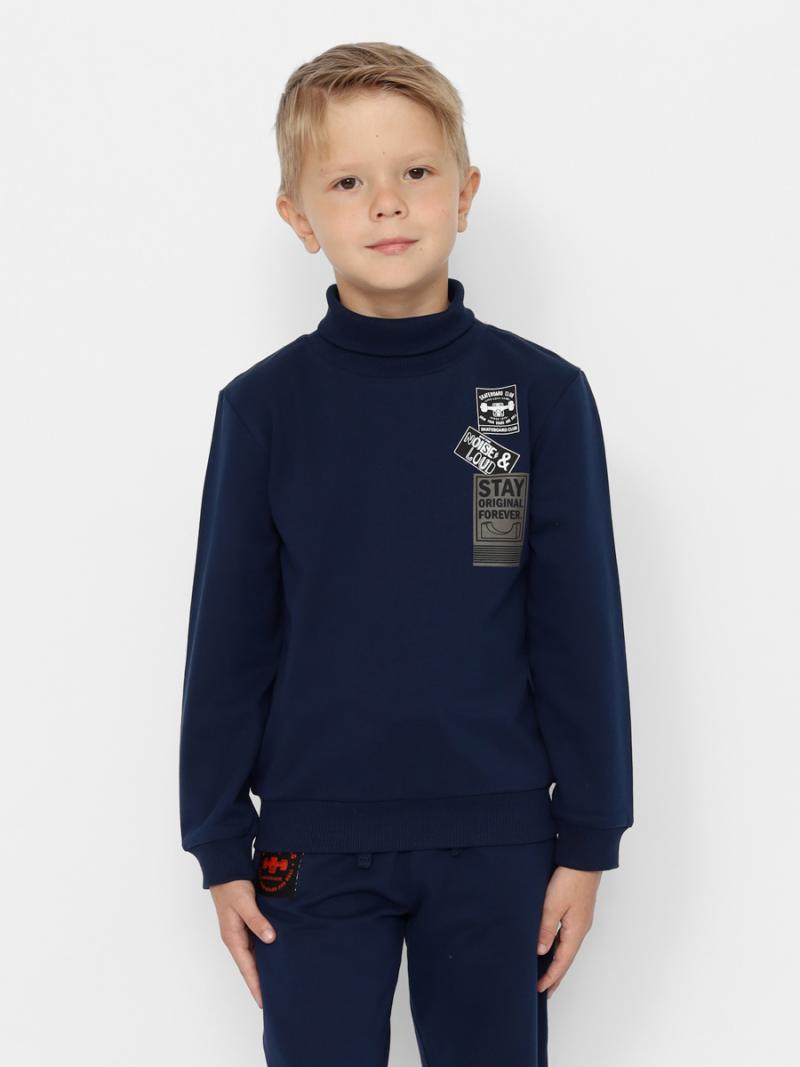 картинка Водолазка для мальчика Cherubino CWKB 63677-41-384 Темно-синий от магазина детских товаров ALiSa