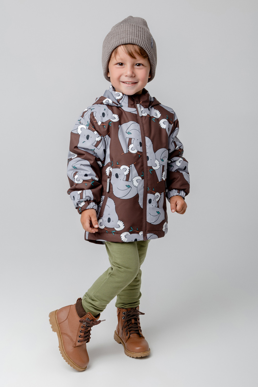 картинка Куртка утепленная для мальчика Crockid ВК 30126/н/1 ГР от магазина детских товаров ALiSa
