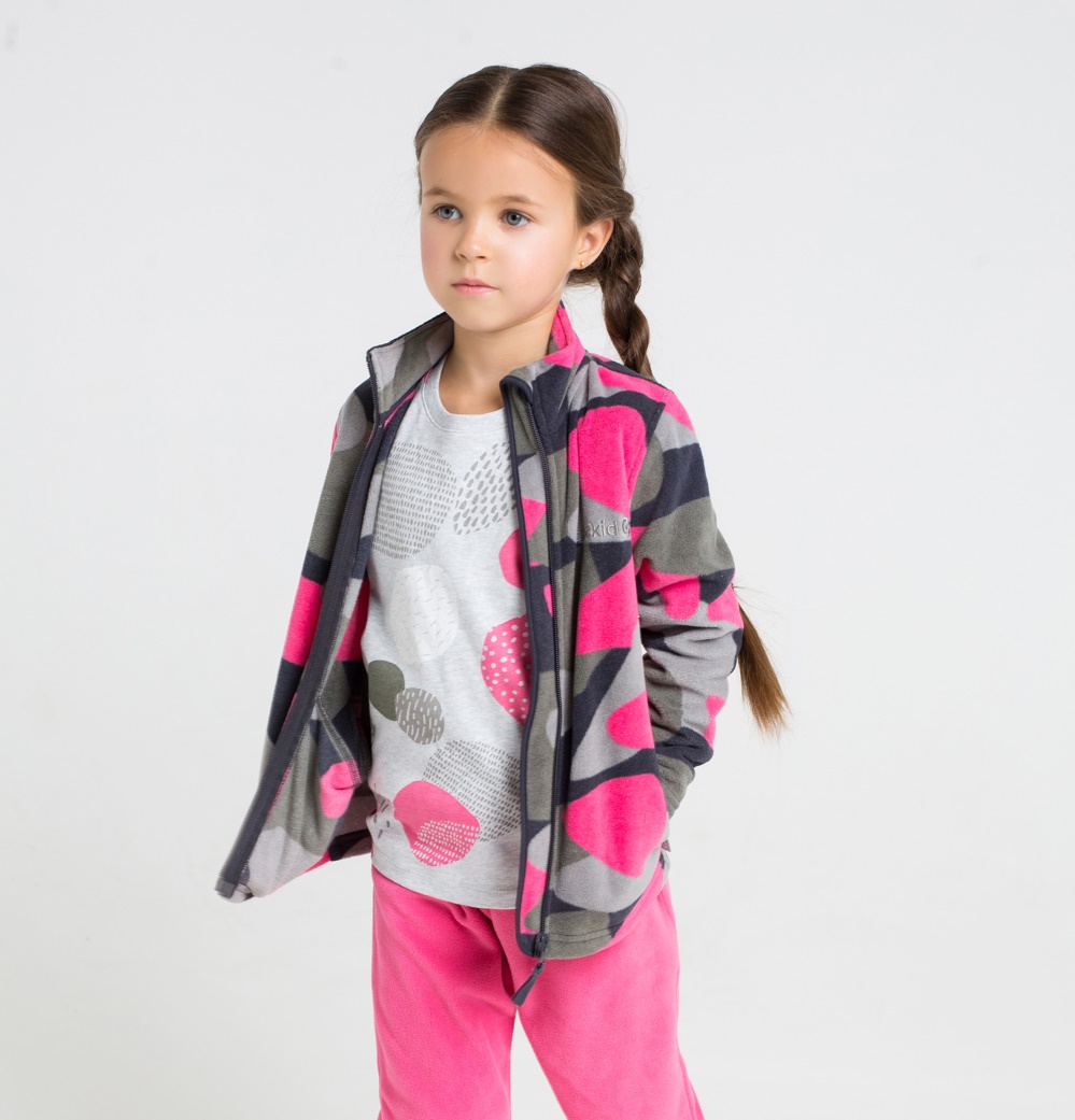 картинка Куртка флисовая для девочки Crockid ФЛ 34025/н/7 РР от магазина детских товаров ALiSa