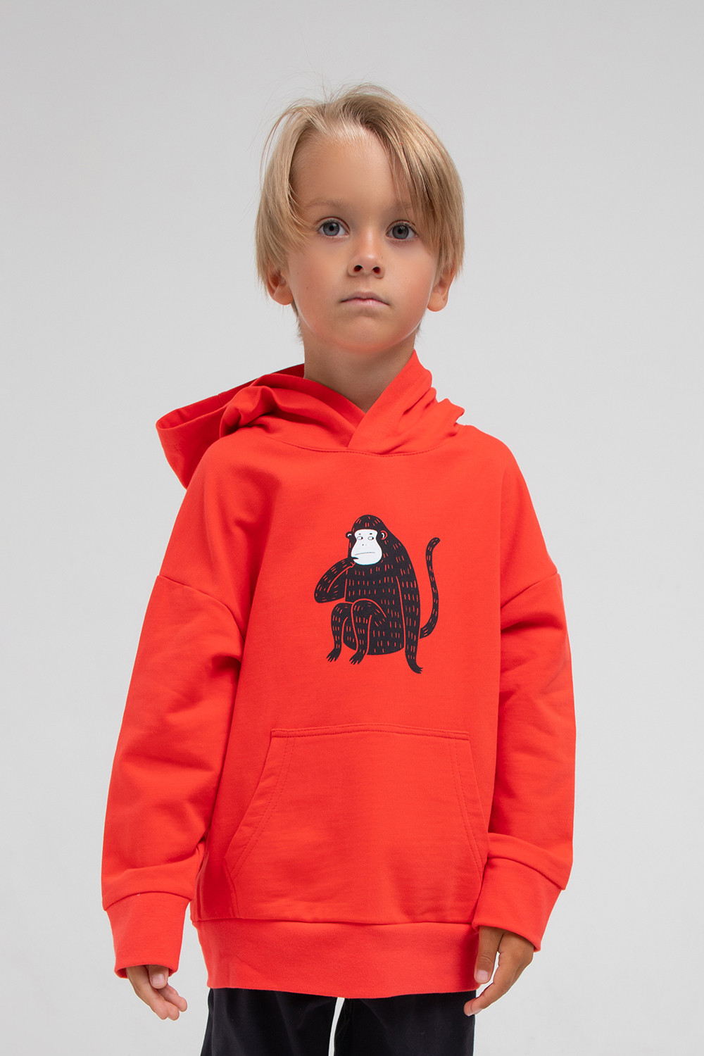 картинка Джемпер для мальчика Crockid К 301761 ярко-красный к1287 от магазина детских товаров ALiSa