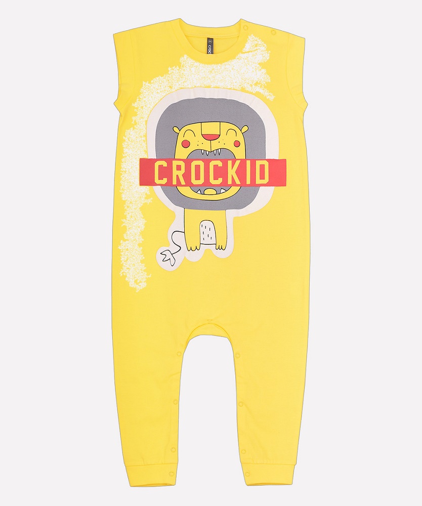 картинка Полукомбинезон для девочки Crockid КР 6198 сочный лимон1 к197 от магазина детских товаров ALiSa